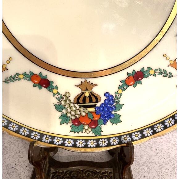 Noritake Porcelain Art Deco Style Serving Tray - Picture 2 of 9